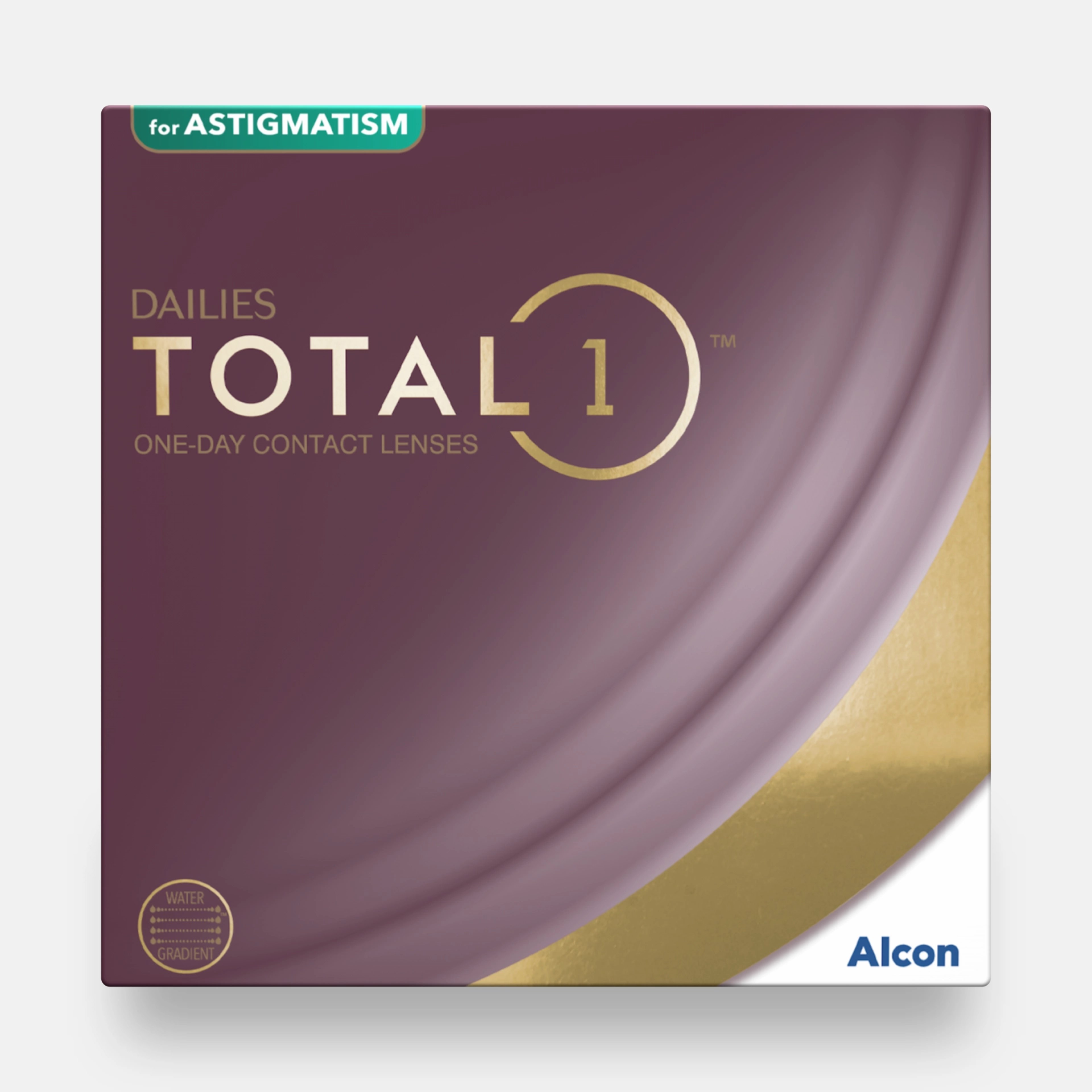 Contact lenses DAILIES TOTAL1™ for Astigmatism in 90 pack