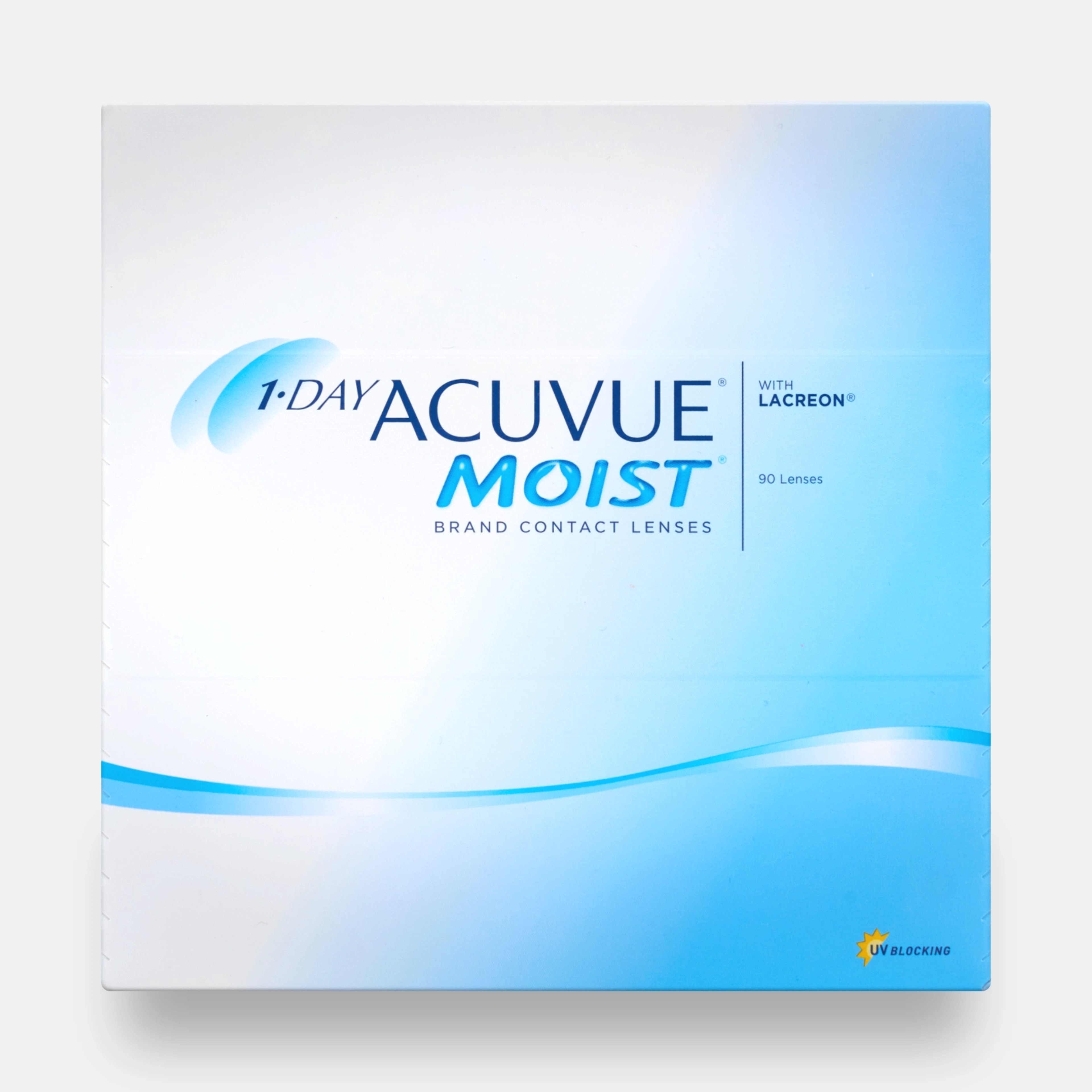 Contact lenses 1-DAY ACUVUE® MOIST in 90 pack