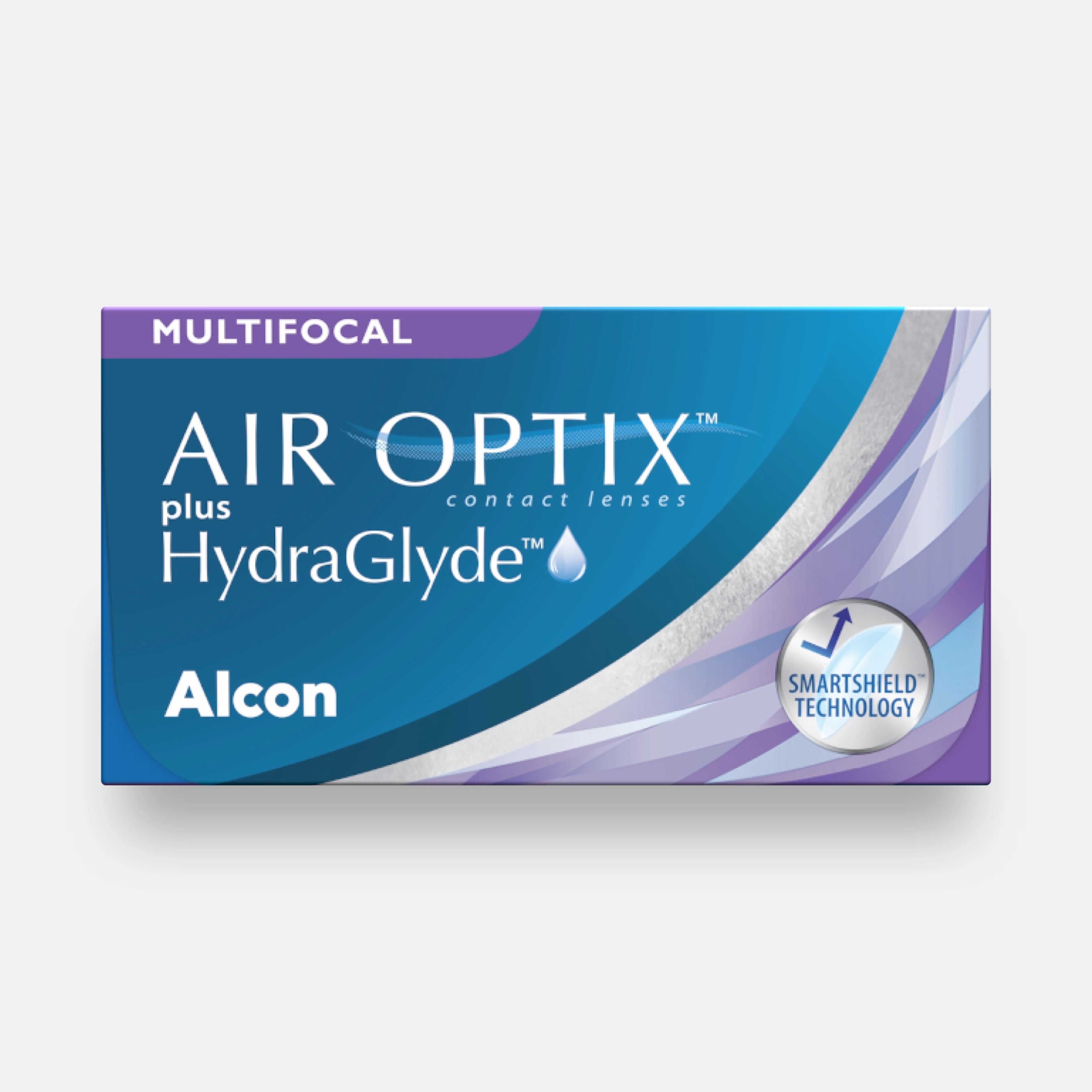 Contact lenses AIR OPTIX® plus HydraGlyde® Multifocal in 3 pack