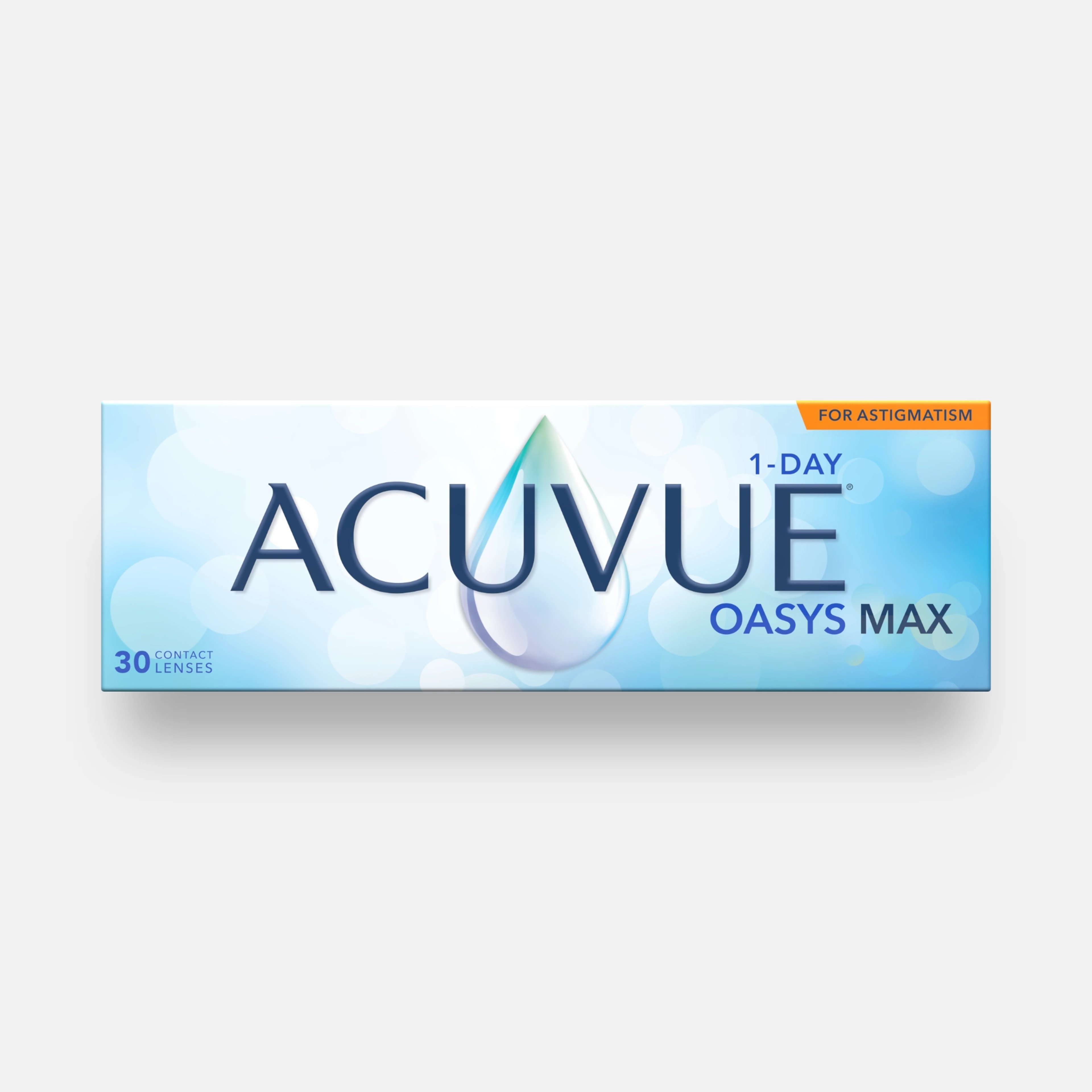 Contact lenses ACUVUE® OASYS MAX 1-Day for ASTIGMATISM in 30 pack