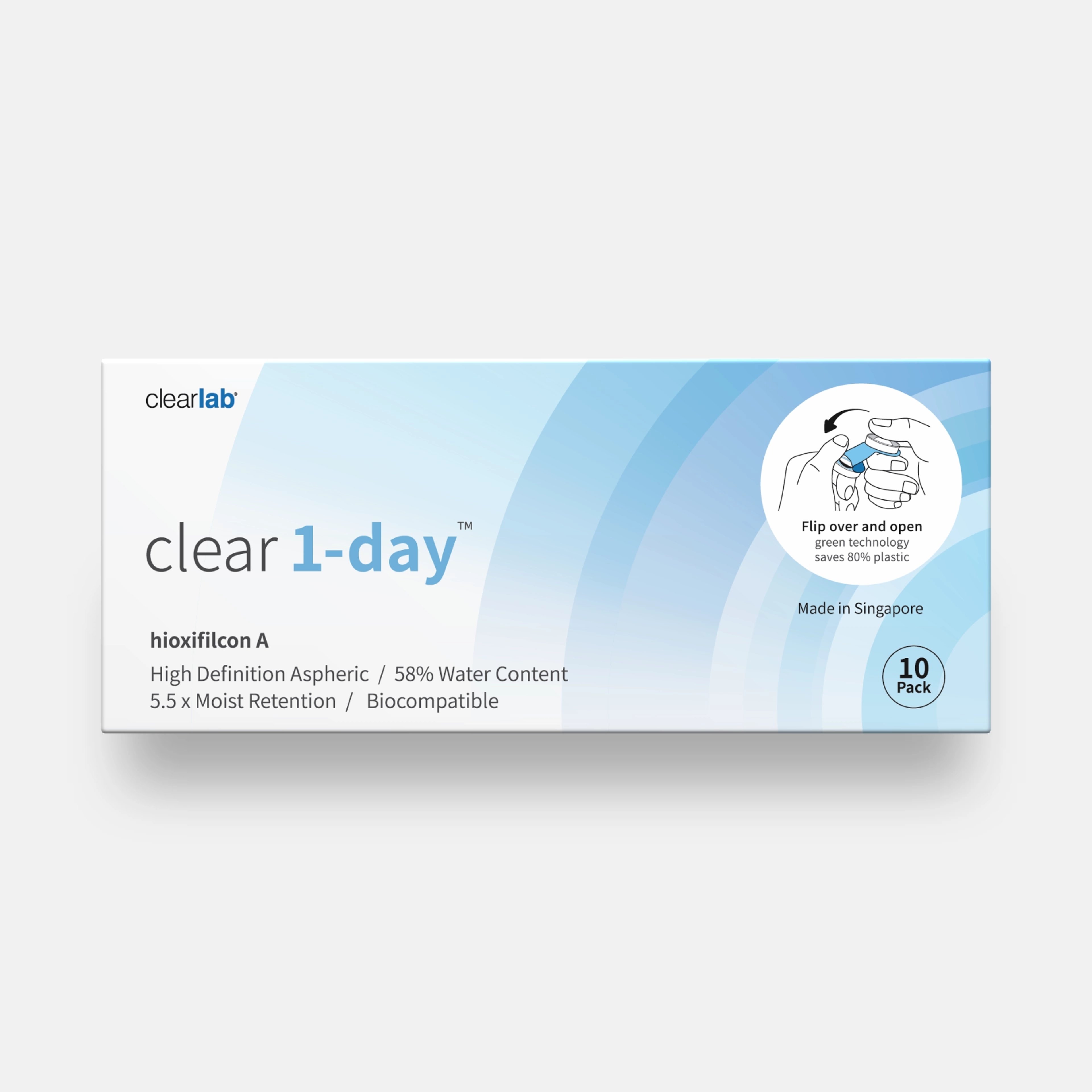 Contact lenses clear 1-Day™ in 10 pack