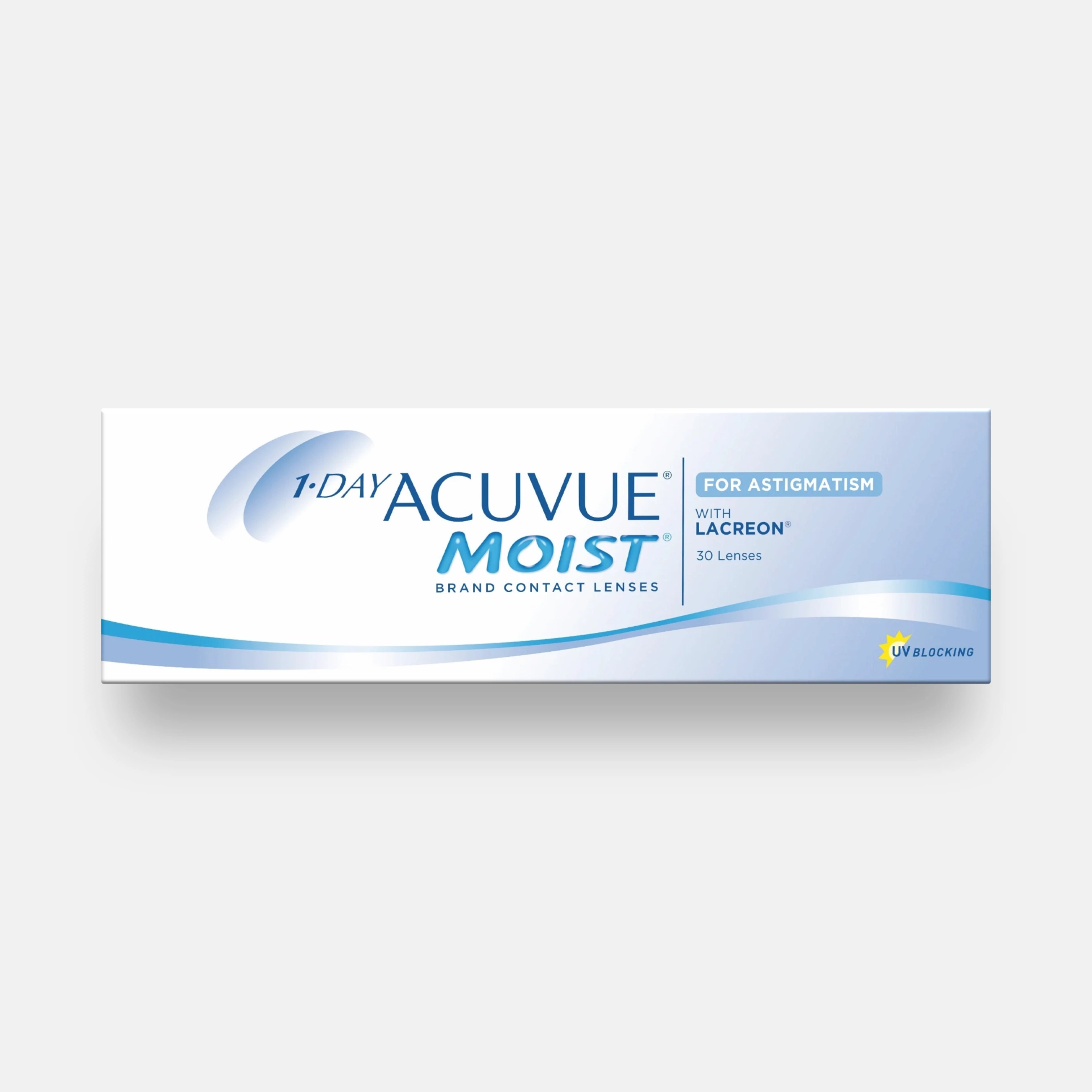 Contact lenses 1-DAY ACUVUE® MOIST for ASTIGMATISM in 30 pack