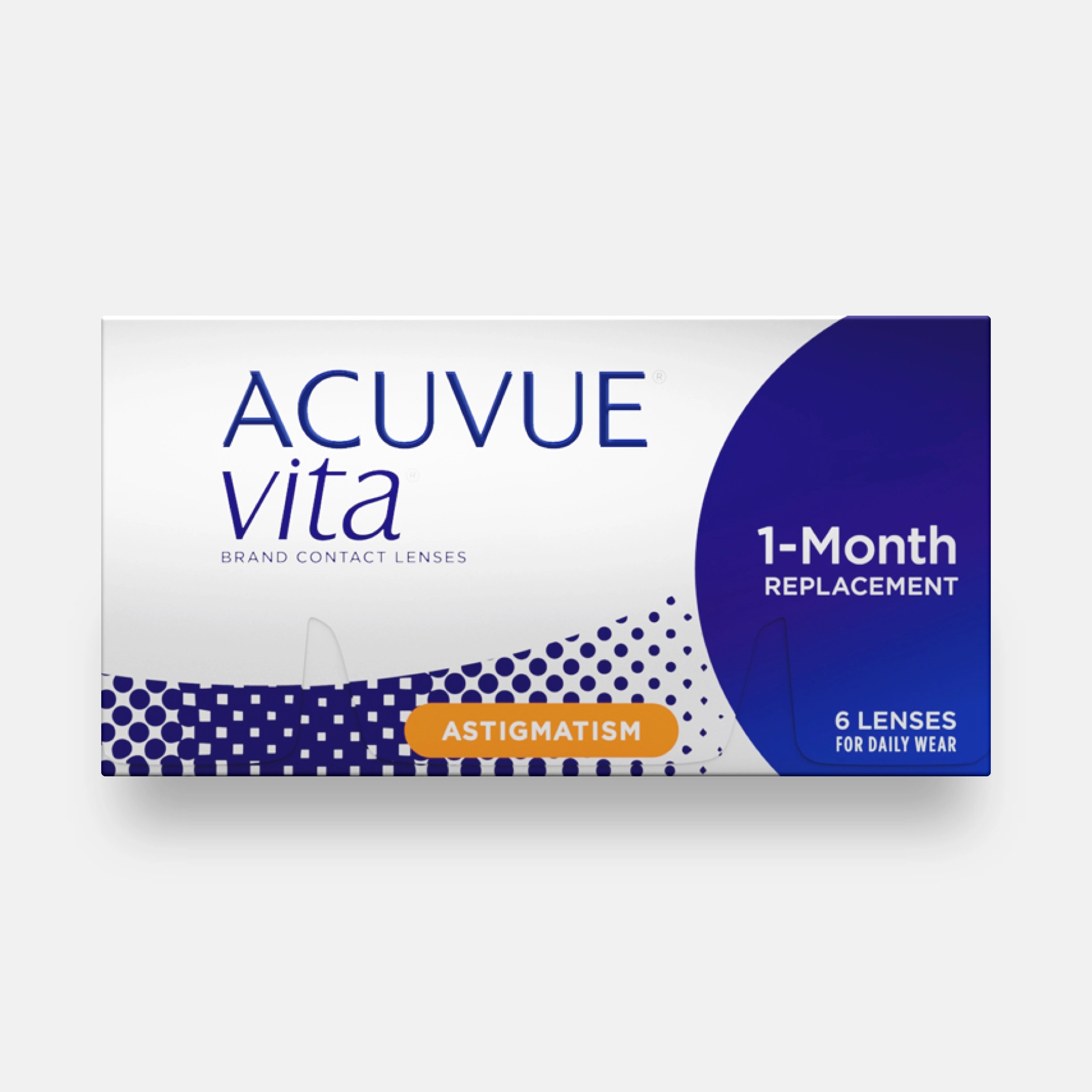 Contact lenses ACUVUE® VITA® for ASTIGMATISM in 6 pack